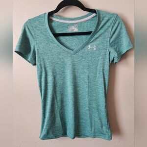 Under Armour Women's Heat Gear Aqua V-Neck Tee